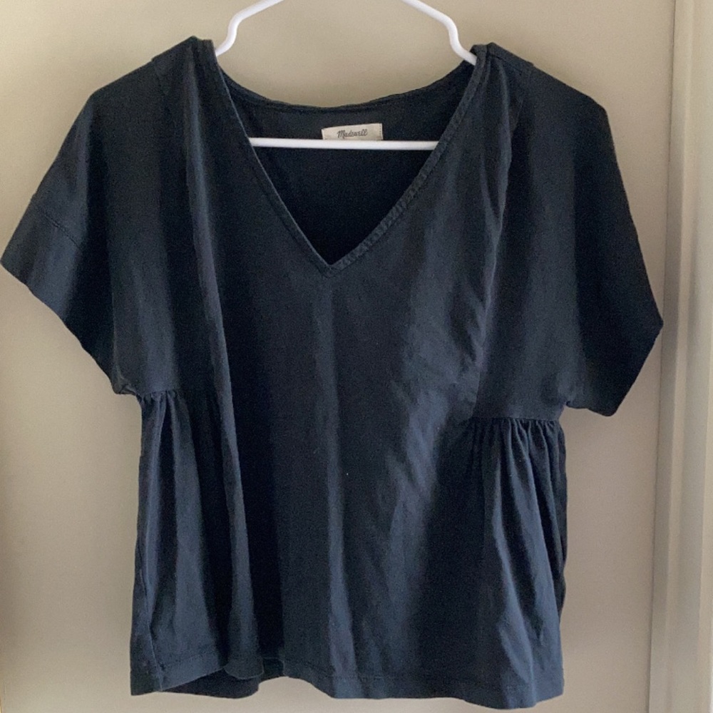 black madewell crop top